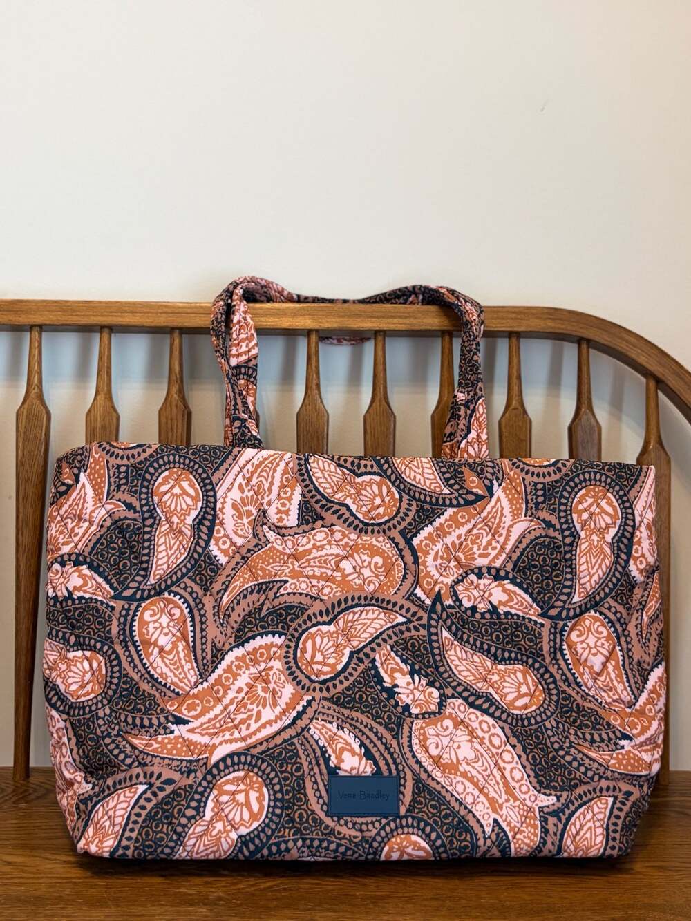 Vera Bradley Fern Paisley Ultralight Tote Bag